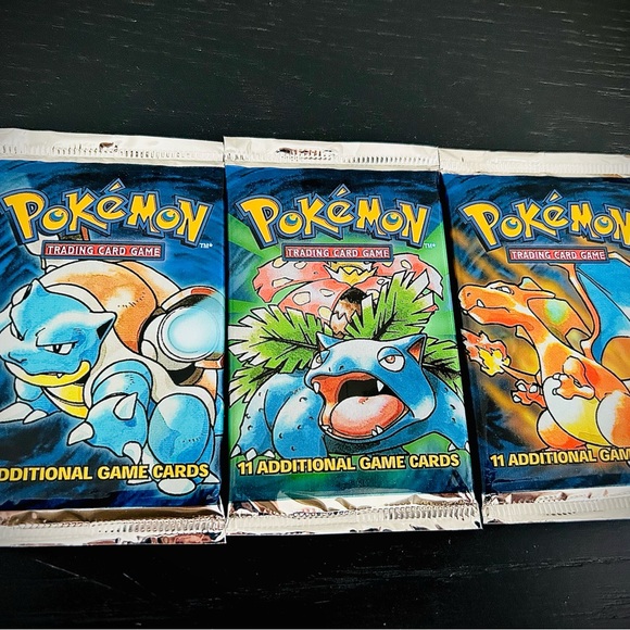 Pokmon first edition booster packs (3) (full art set) (unopened) -  ilac.rochib.com